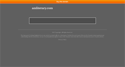 Desktop Screenshot of amliterary.com